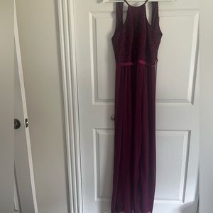 David’s bridal halter bridesmaid dress size 4